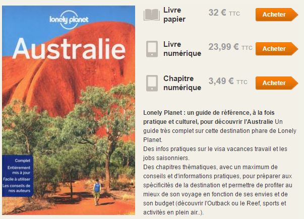 Lonely Planet exemple guide