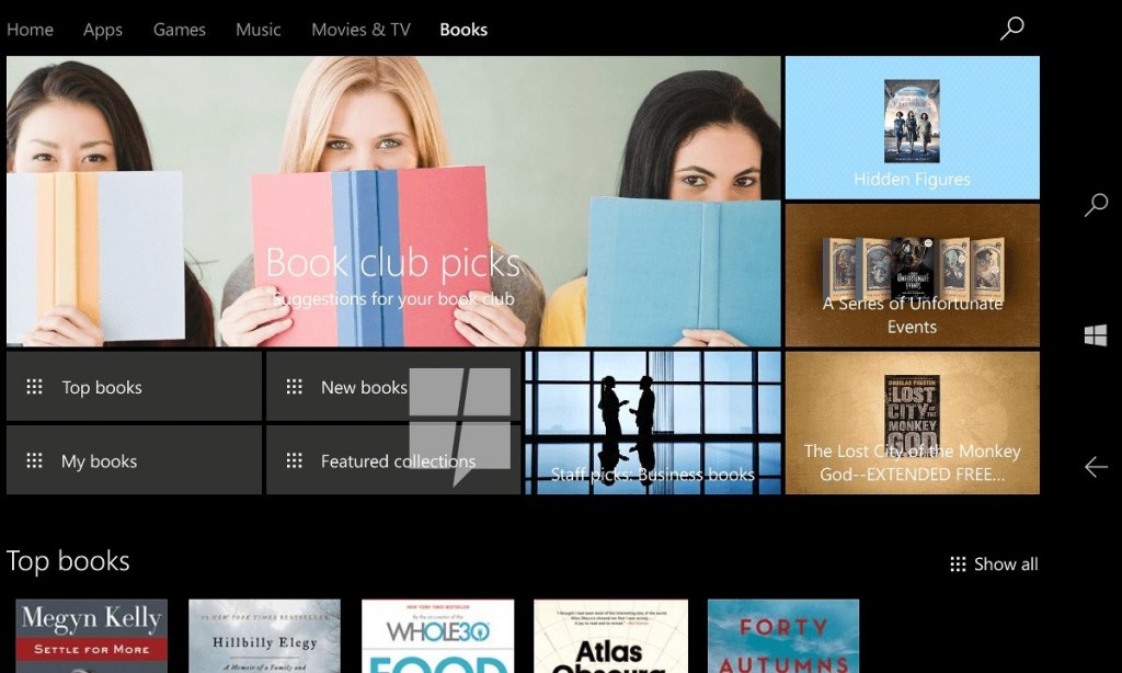 Microsoft ebooks