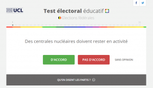 Capture d’écran test électoral