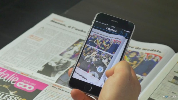 Capteo, l’application qui enrichit les journaux en numérique