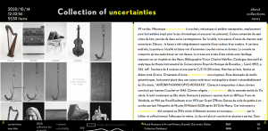 collection des incertitudes